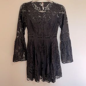 Free People Lace Mini Dress